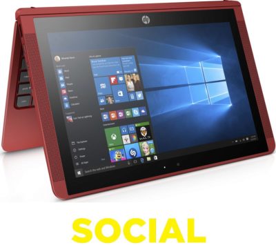 HP  x2 10-p057na 10.1  Touchscreen 2 in 1 - Red